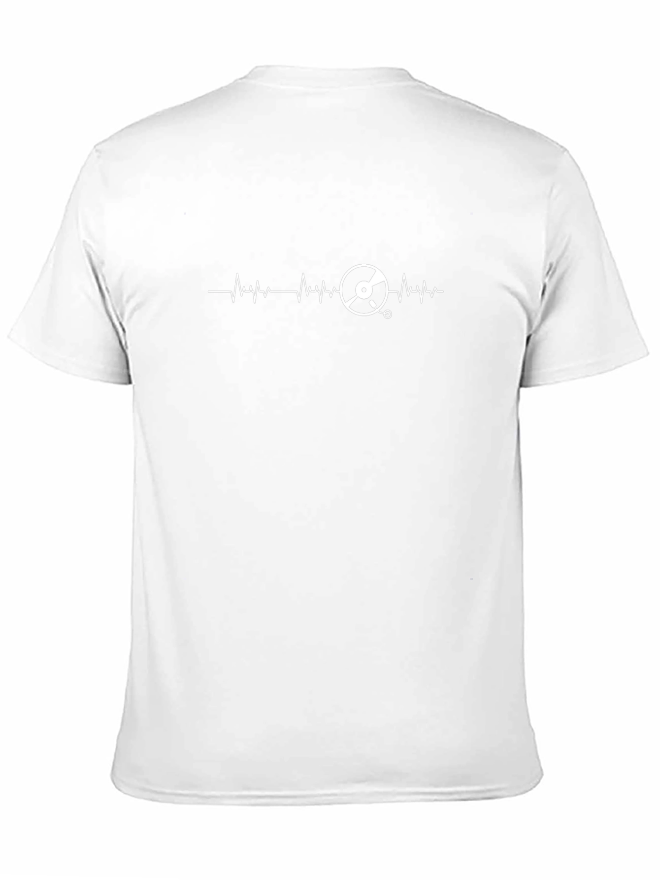 DJ Heartbeat Graphic Tee - Black Cotton Blend