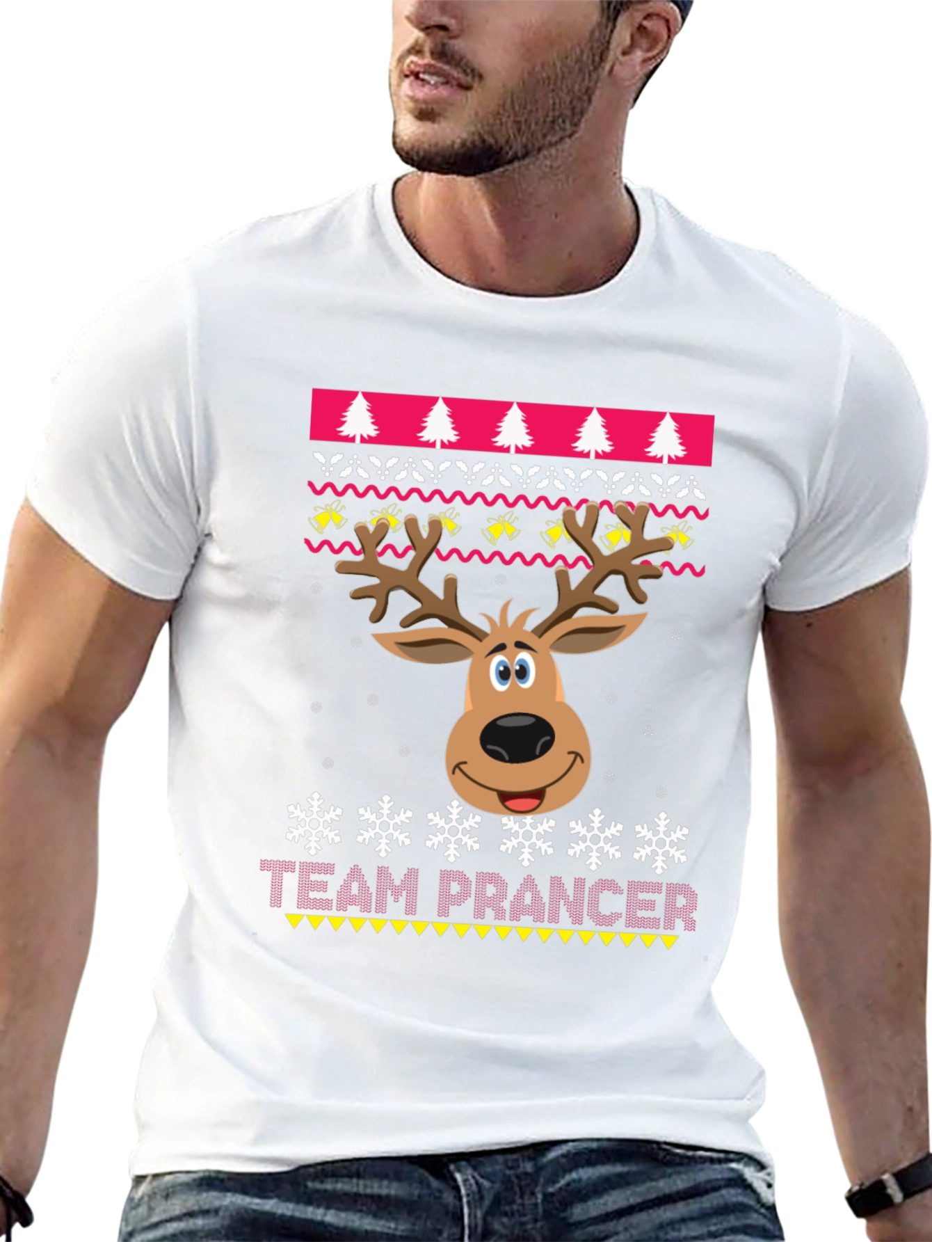 Team Prancer Christmas Ugly Sweater T-Shirt