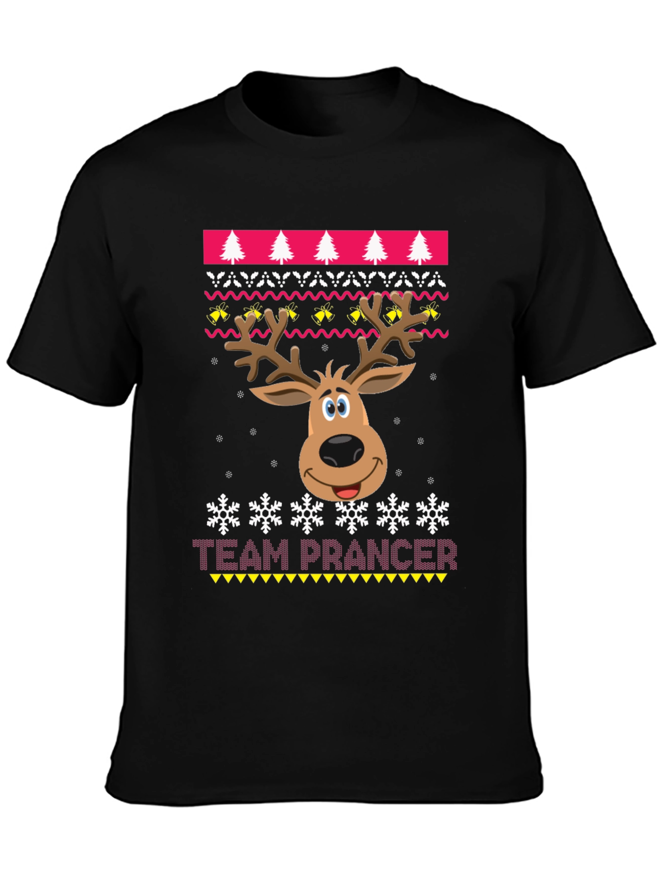 Team Prancer Christmas Ugly Sweater T-Shirt