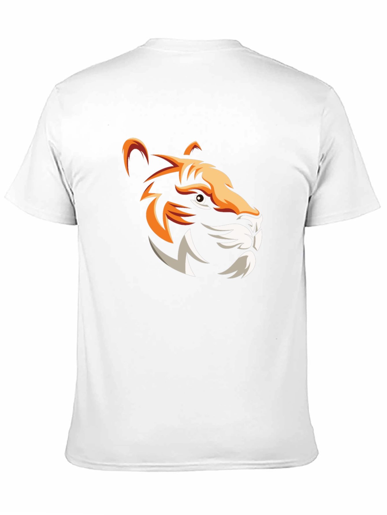 Bold Tiger Graphic Print Mens Black T-Shirt