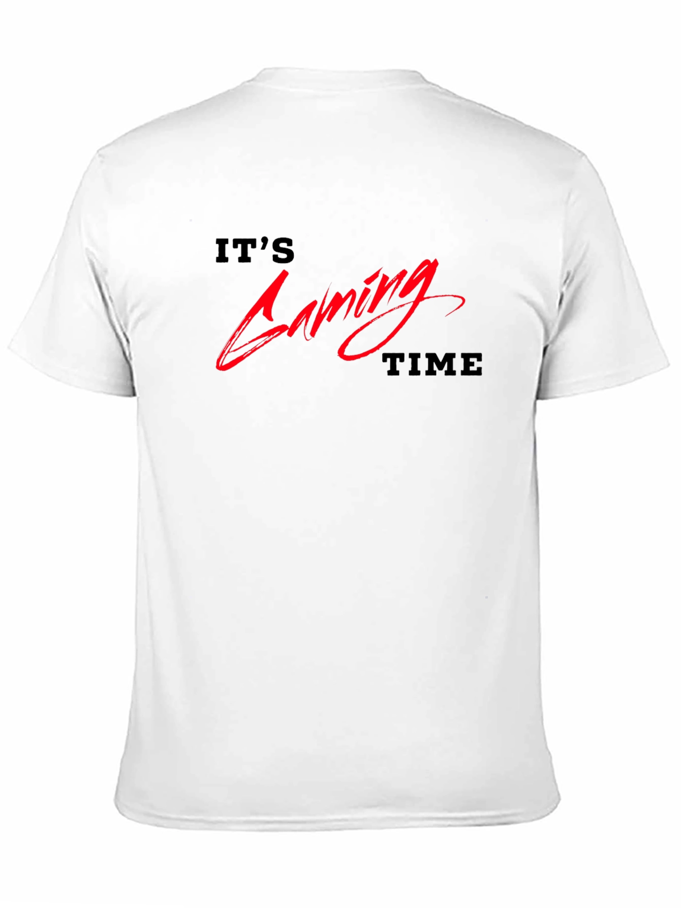 Its Gaming Time Graphic Tee - Black T-Shirt