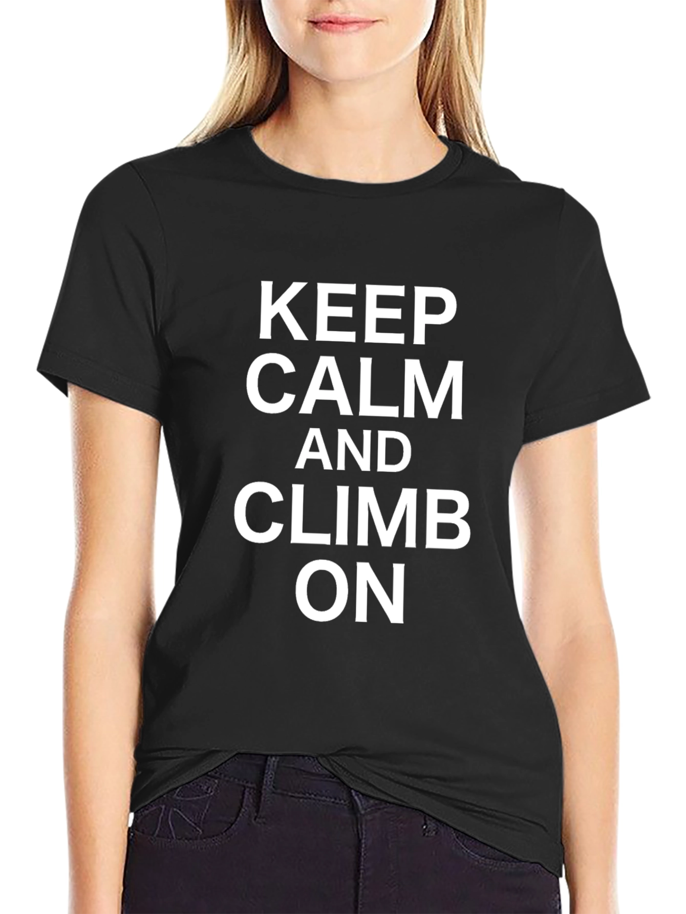 Keep Calm and Climb On Graphic T-Shirt