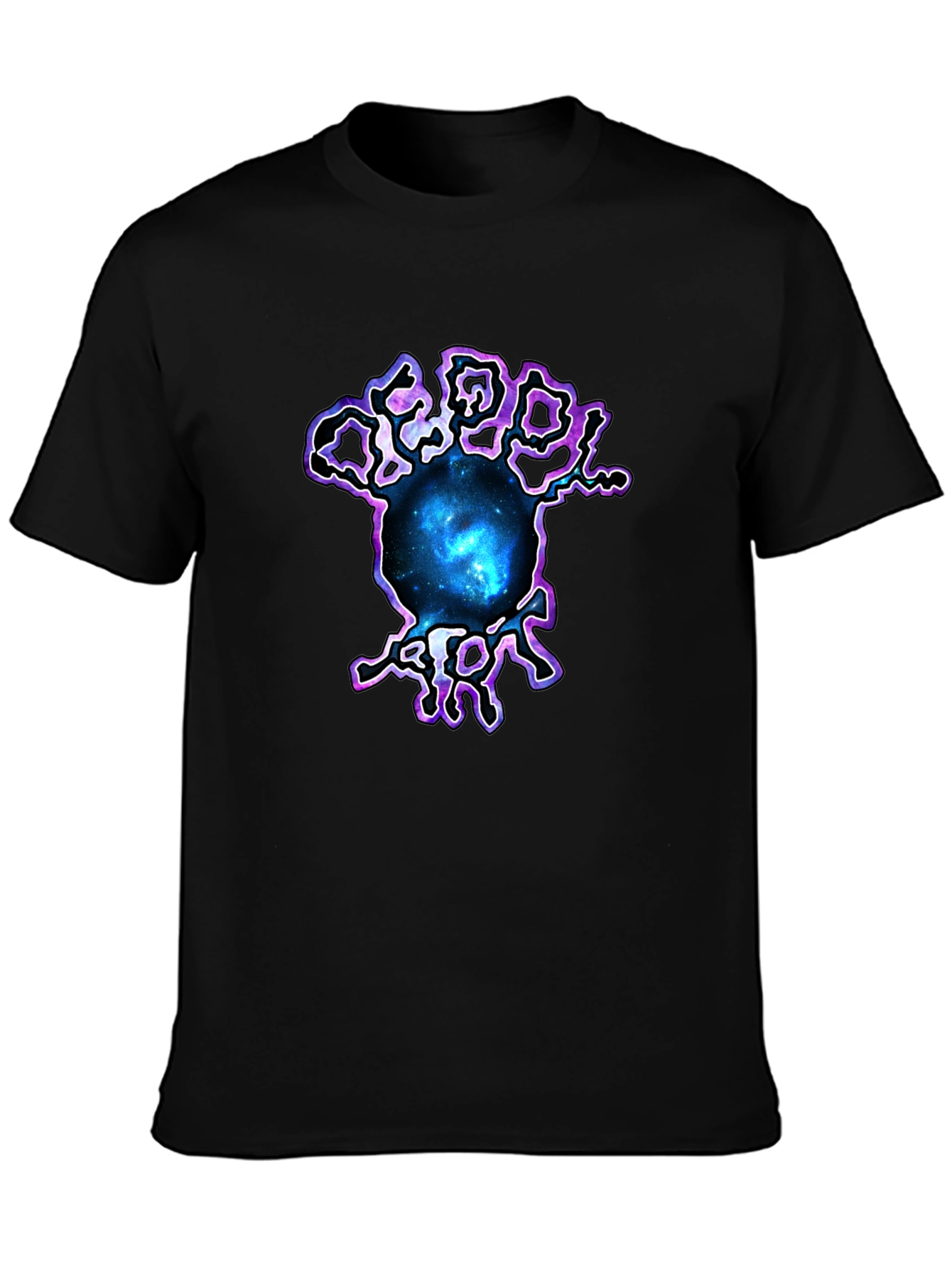 Galaxy Brain Graphic Tee - Black