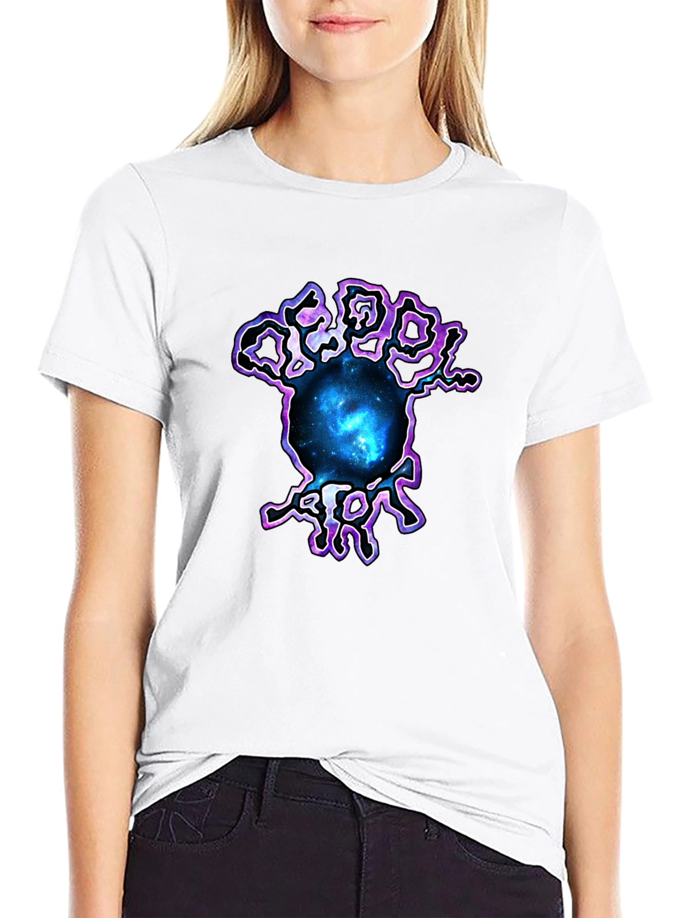 Galaxy Brain Graphic Tee - Black