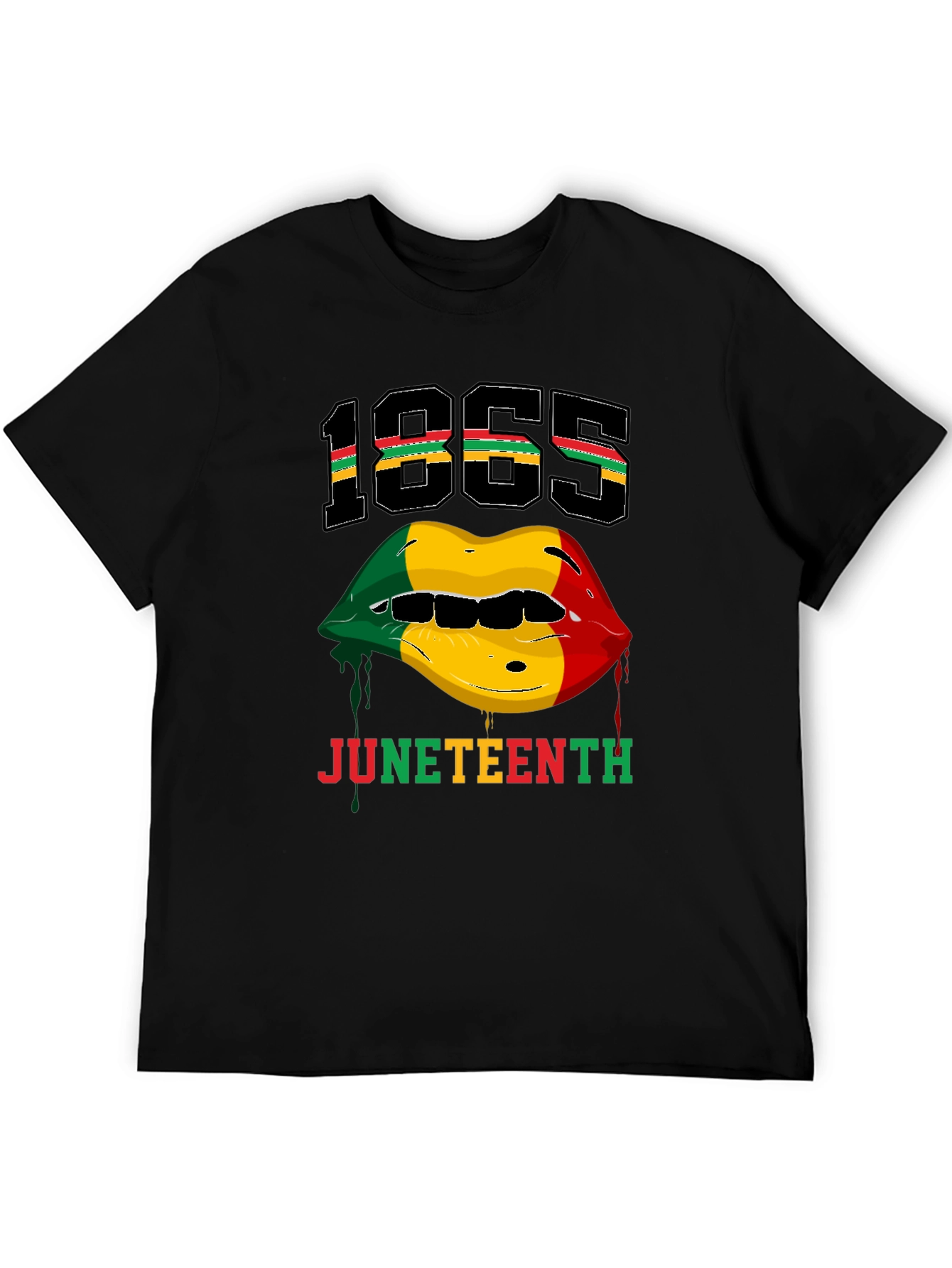 Juneteenth 1865 Lips Graphic T-Shirt