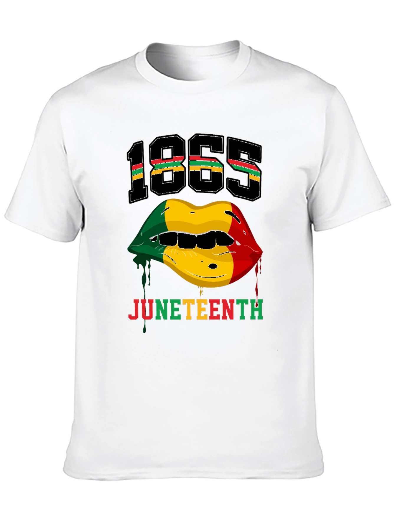 Juneteenth 1865 Lips Graphic T-Shirt