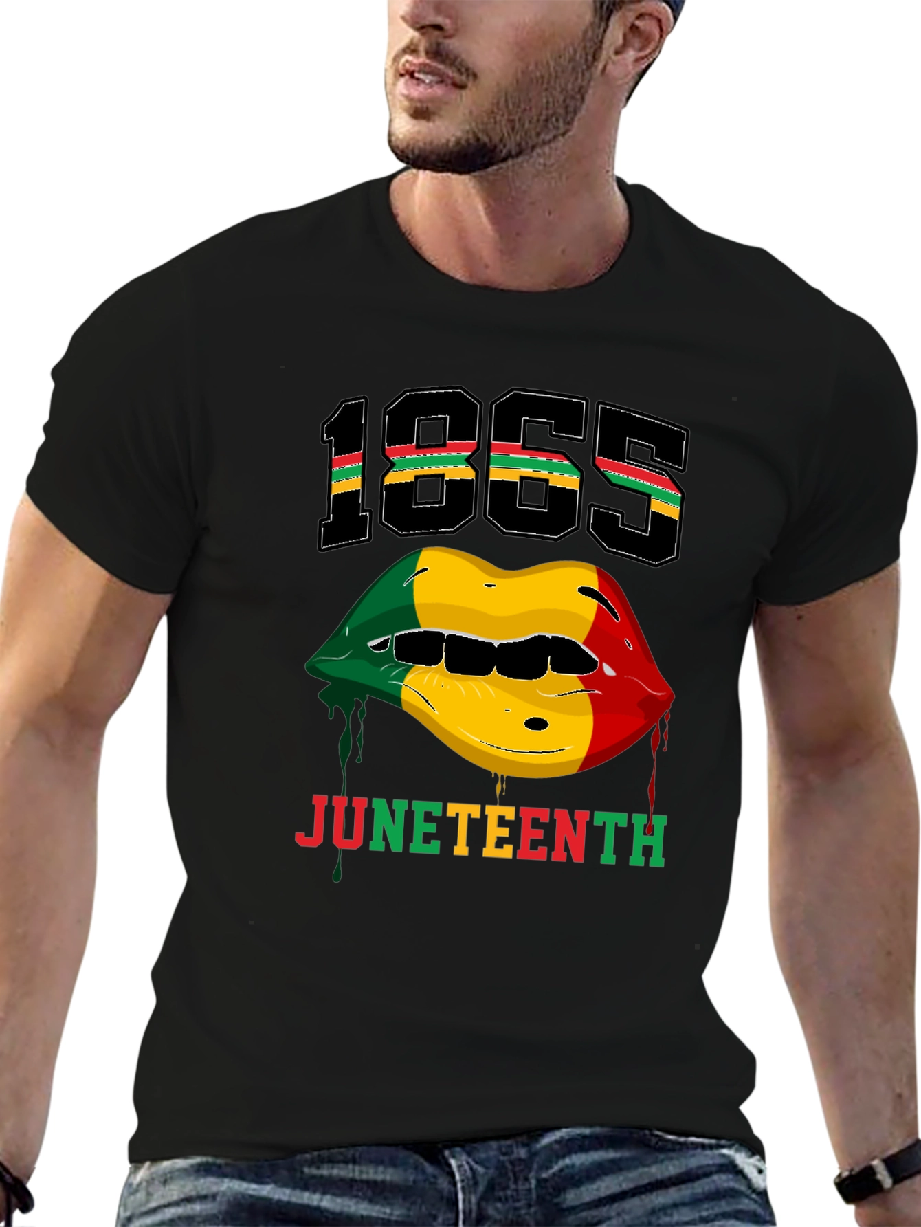 Juneteenth 1865 Lips Graphic T-Shirt