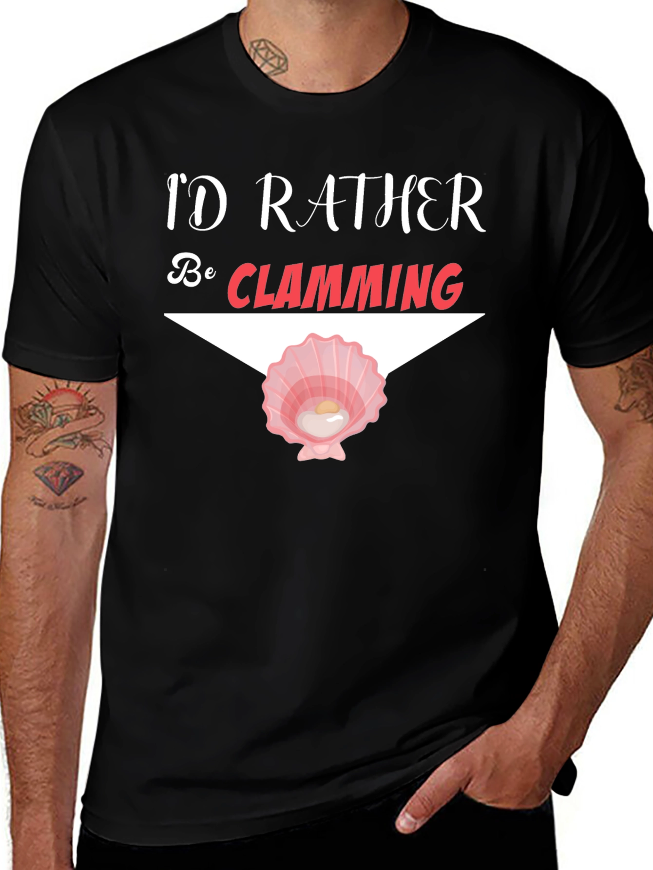 Id Rather Be Clamming T-Shirt