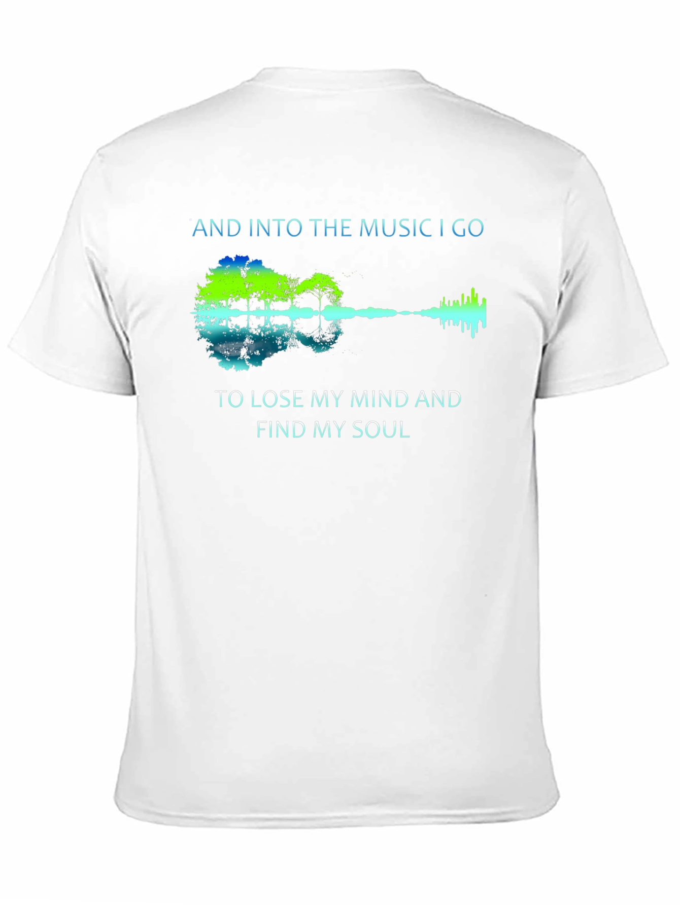 Music & Soul T-Shirt - Guitar Design Tee