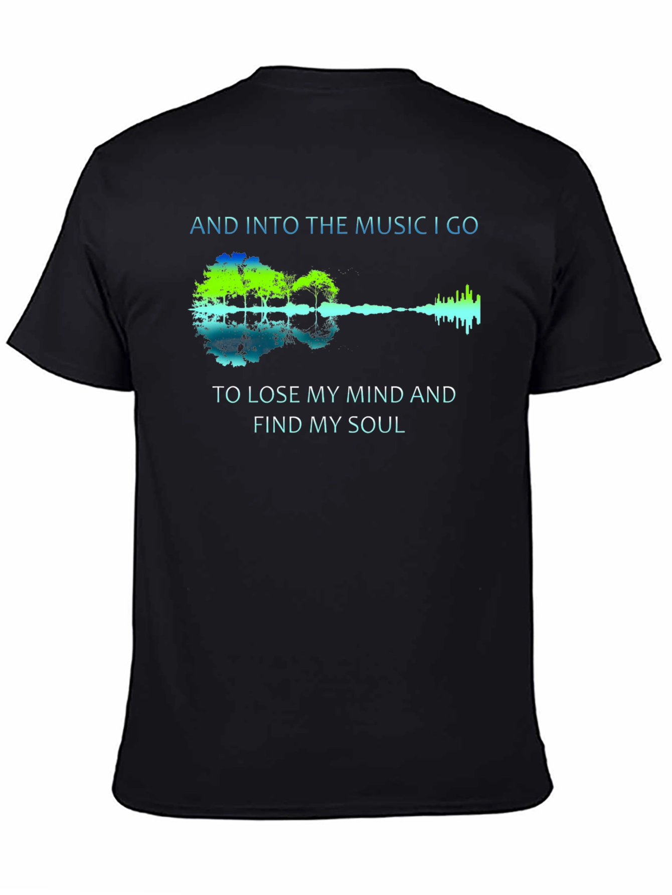 Music & Soul T-Shirt - Guitar Design Tee