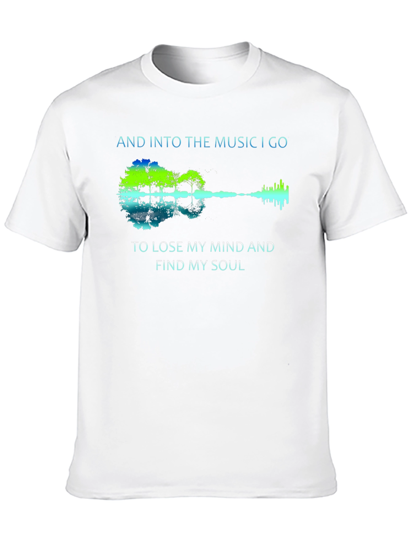Music & Soul T-Shirt - Guitar Design Tee