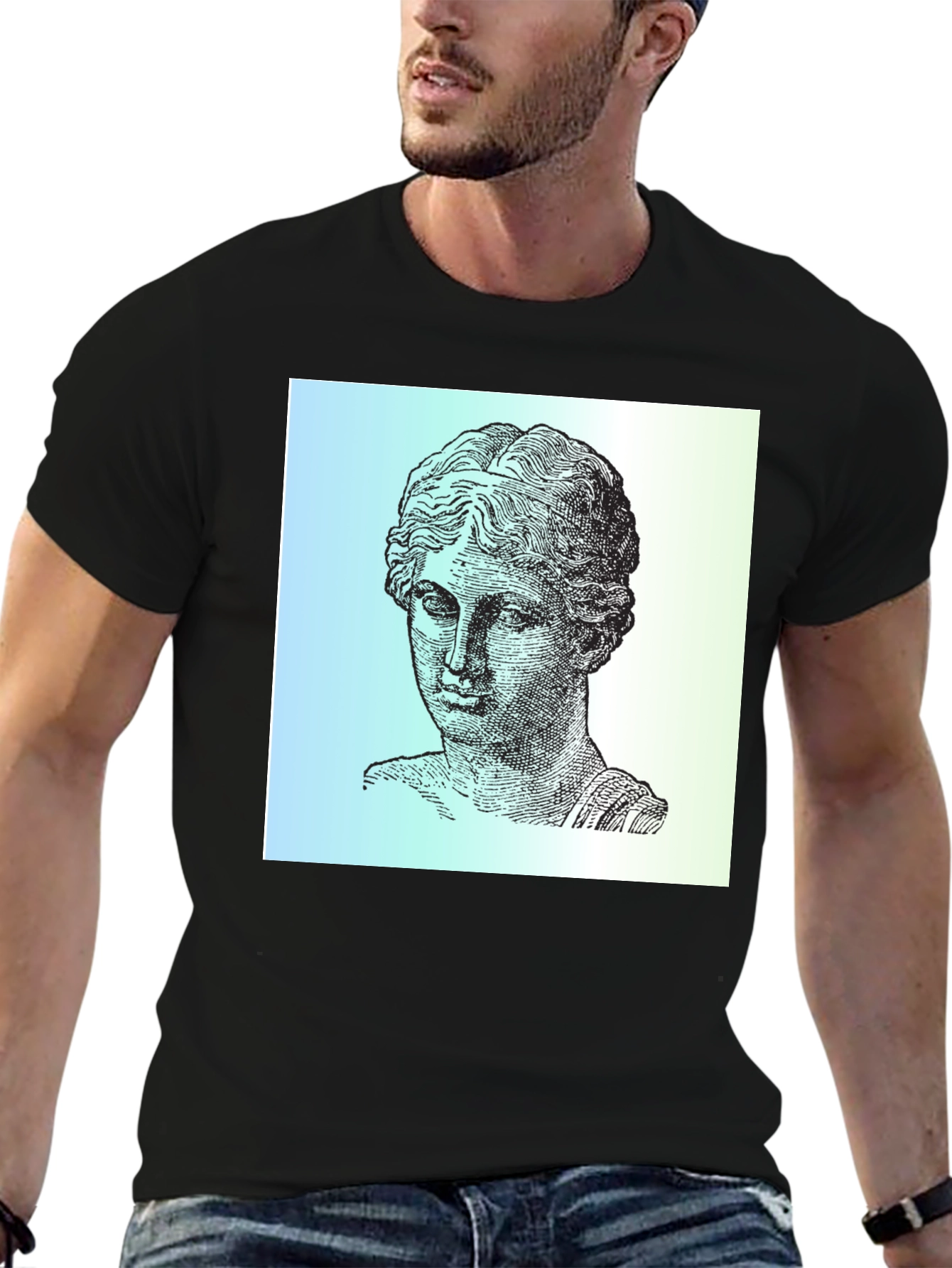 Classical Bust Graphic T-Shirt