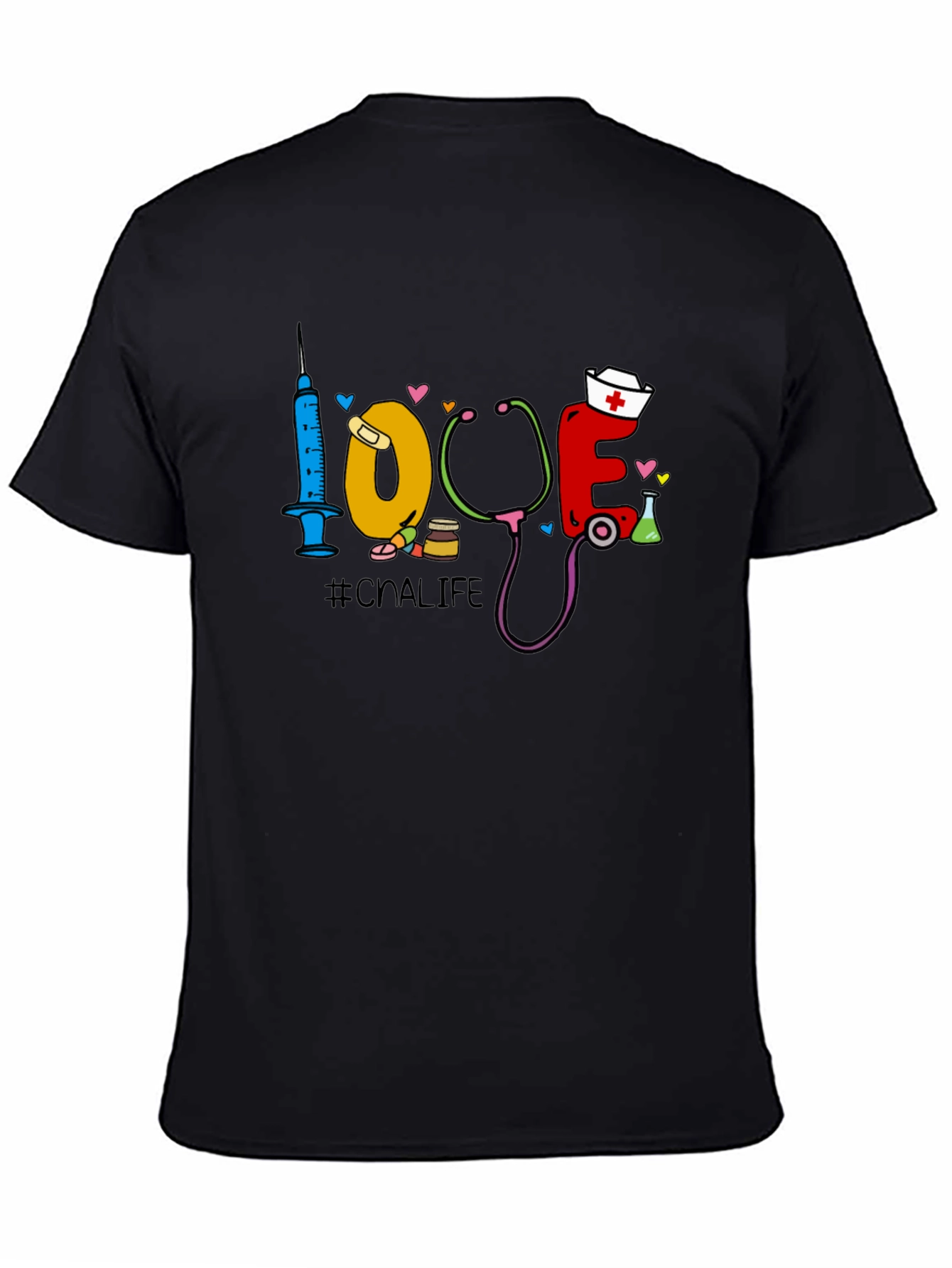 CNA Life Graphic T-Shirt - Nursing Assistant Love