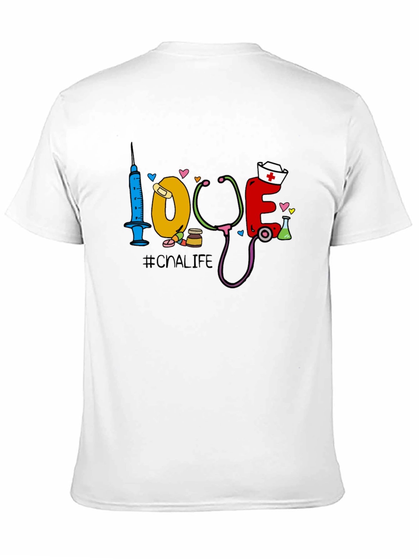 CNA Life Graphic T-Shirt - Nursing Assistant Love