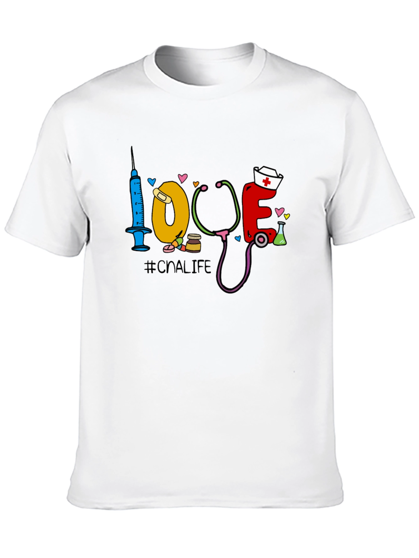 CNA Life Graphic T-Shirt - Nursing Assistant Love
