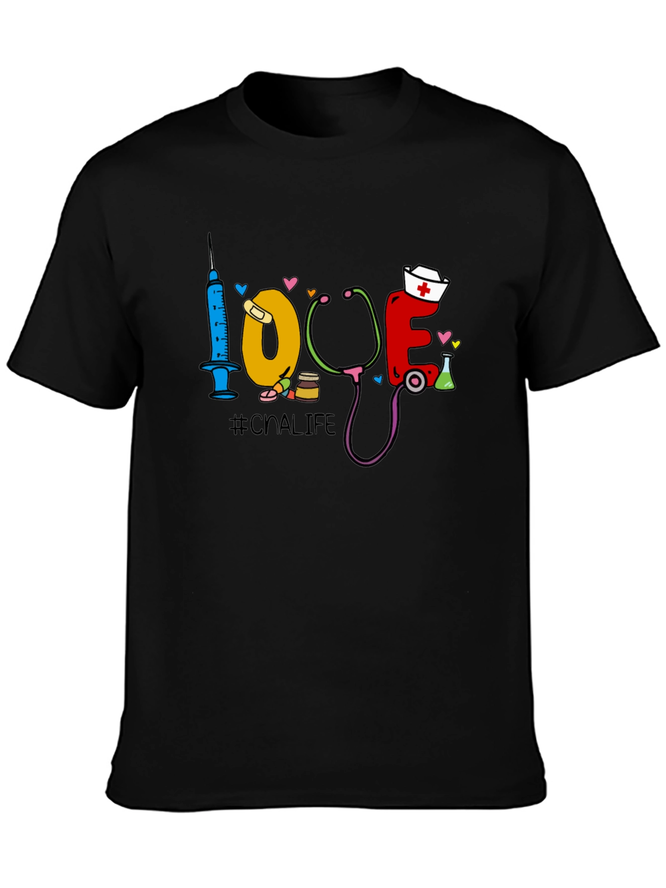 CNA Life Graphic T-Shirt - Nursing Assistant Love