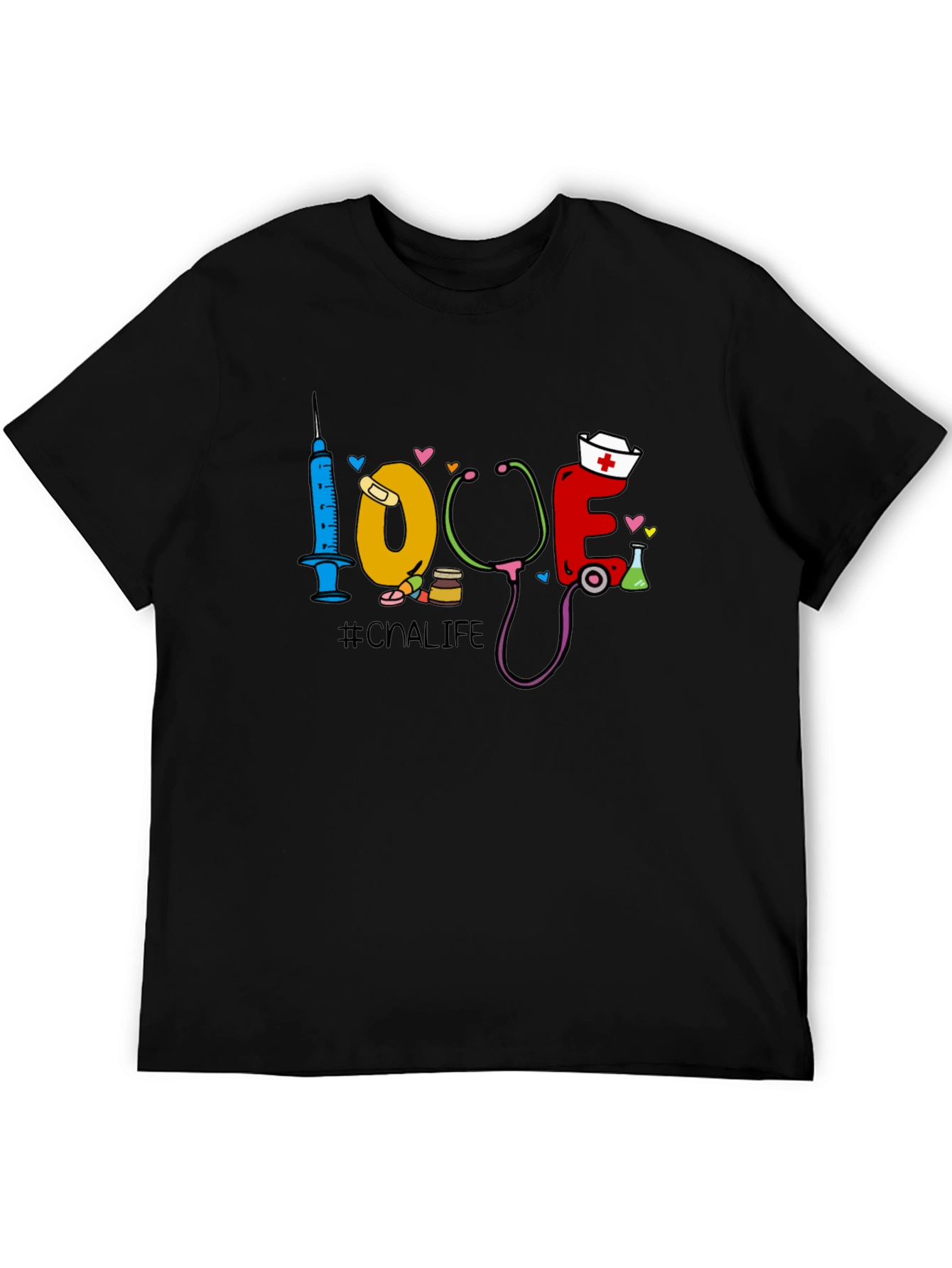 CNA Life Graphic T-Shirt - Nursing Assistant Love