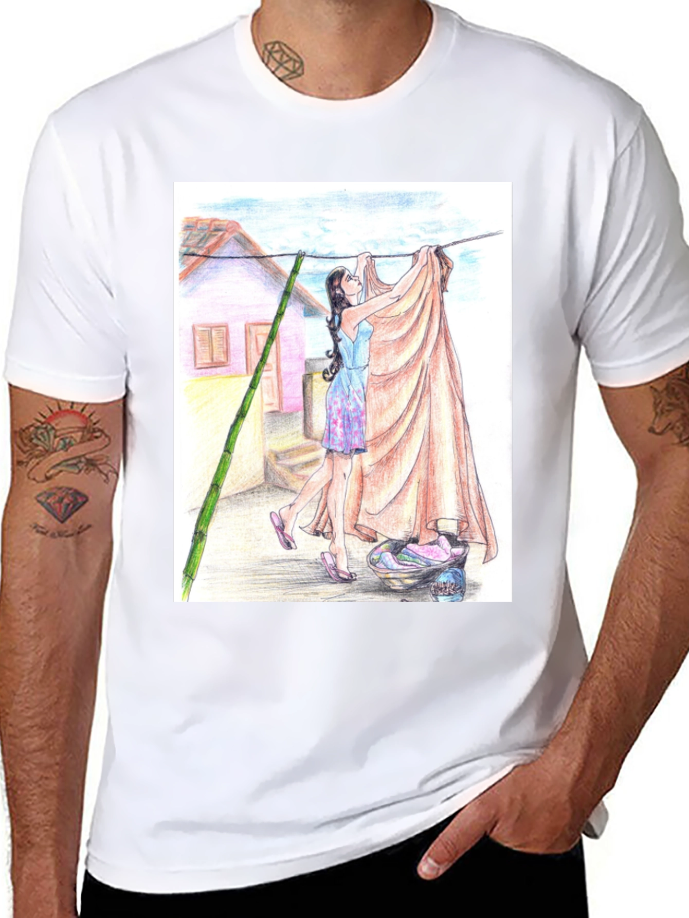 Laundry Day Graphic Tee