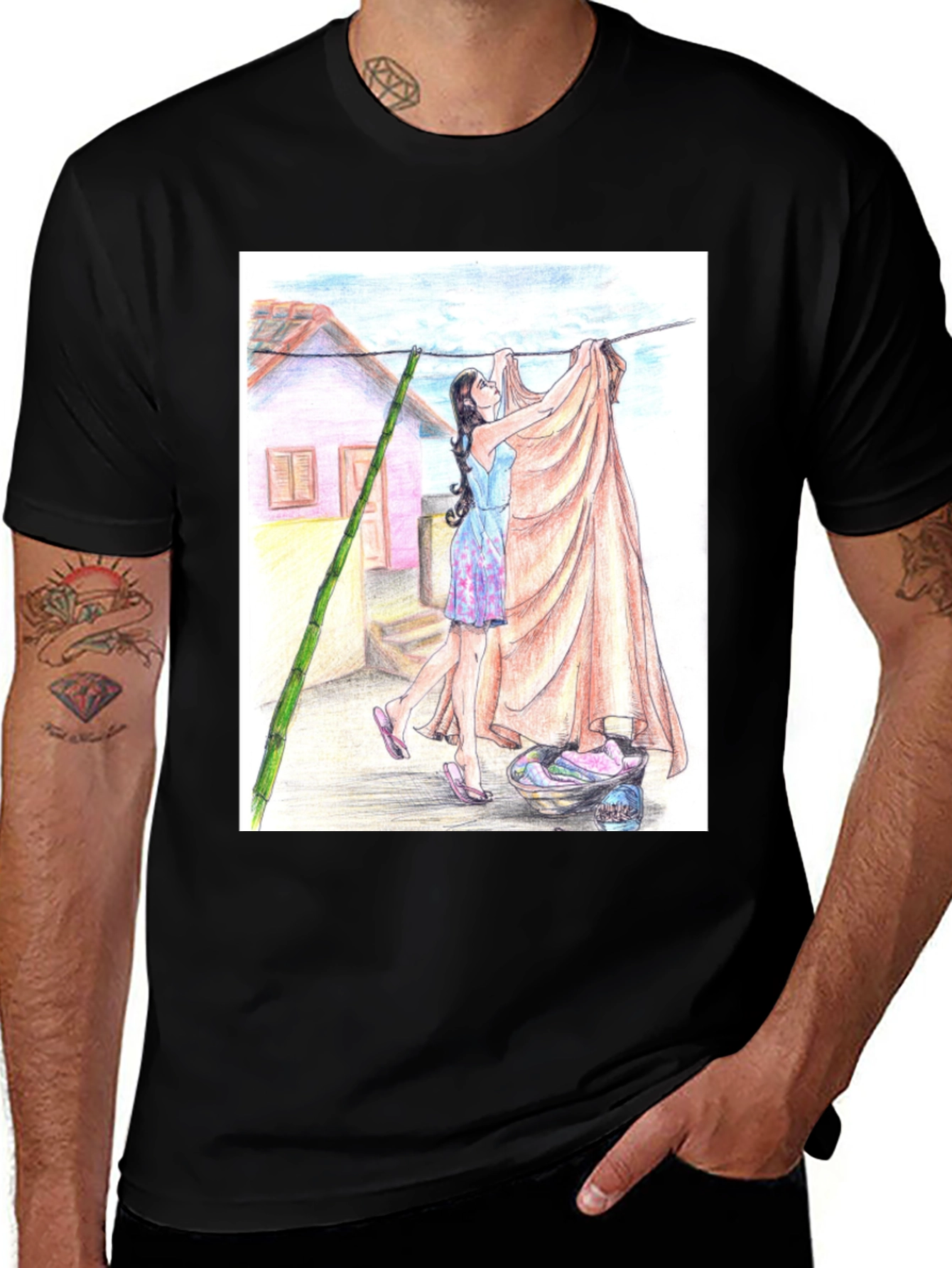Laundry Day Graphic Tee