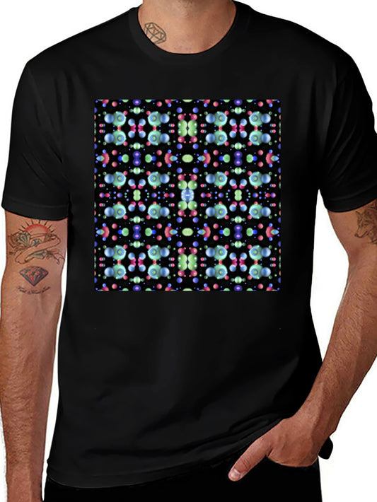 Abstract Sphere Pattern T-Shirt
