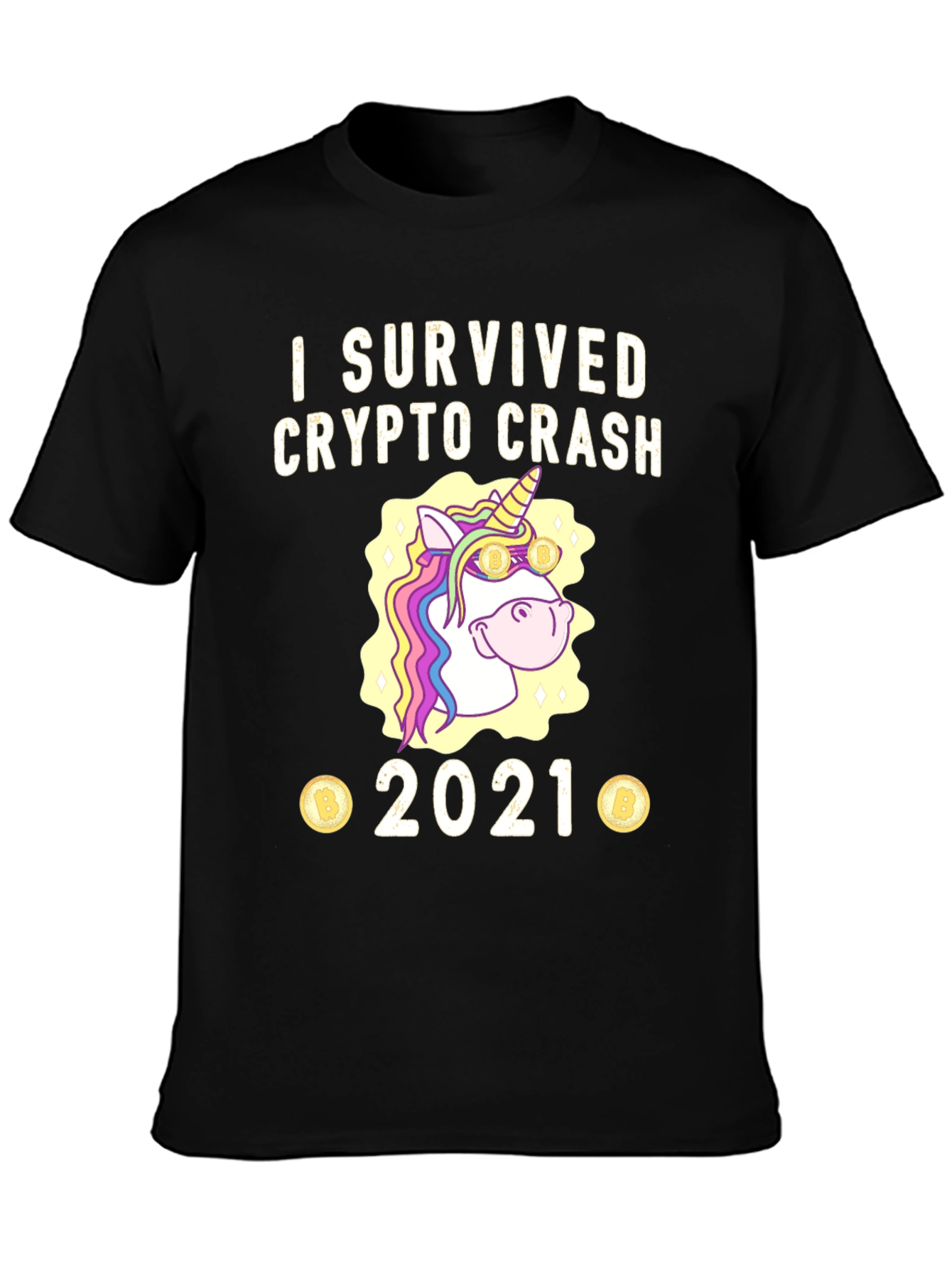 Crypto Crash 2021 Survivor T-Shirt