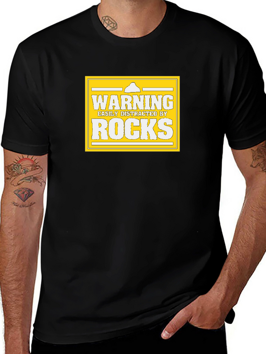 Easily Distracted by Rocks T-Shirt