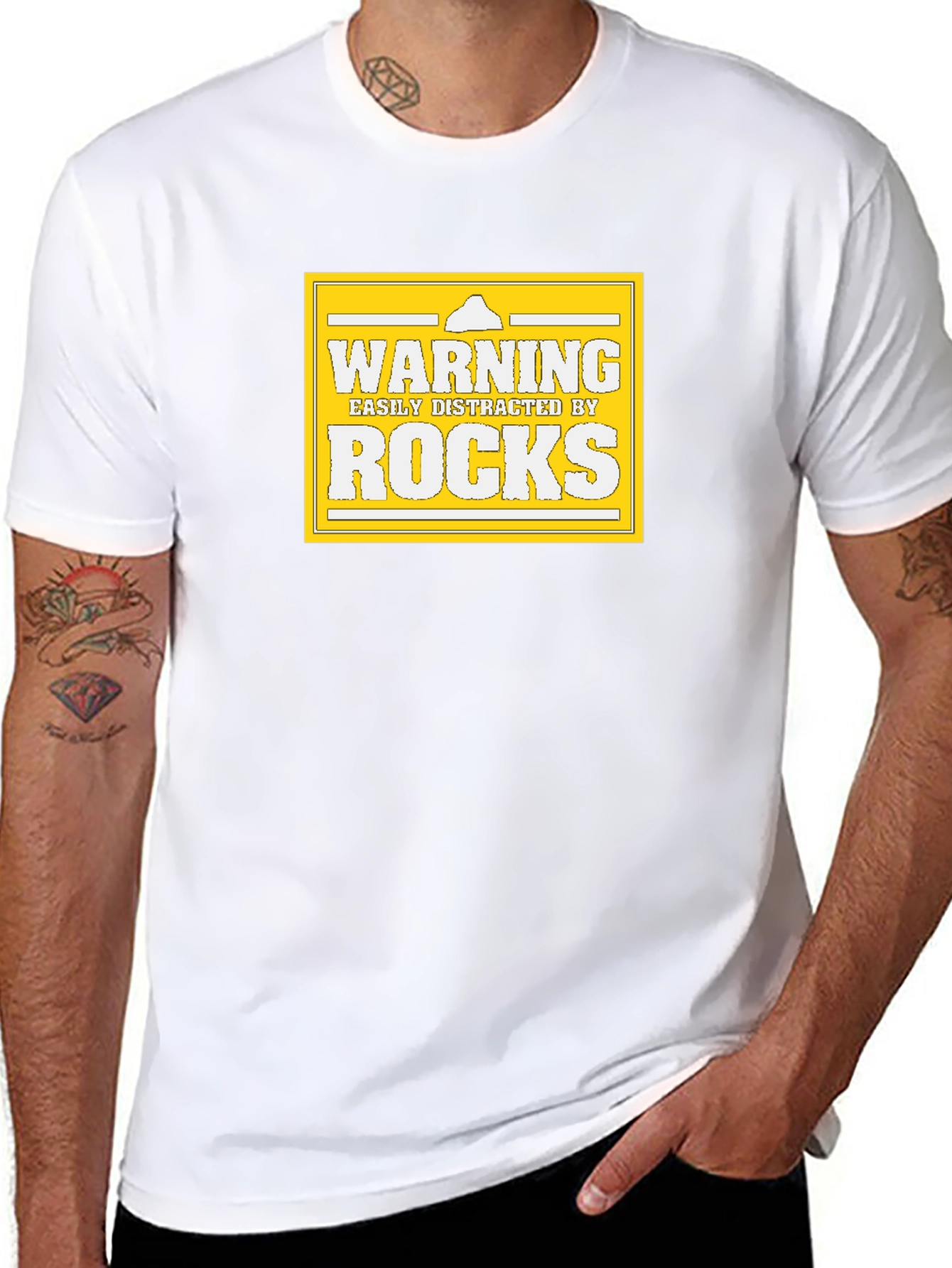 Easily Distracted by Rocks T-Shirt