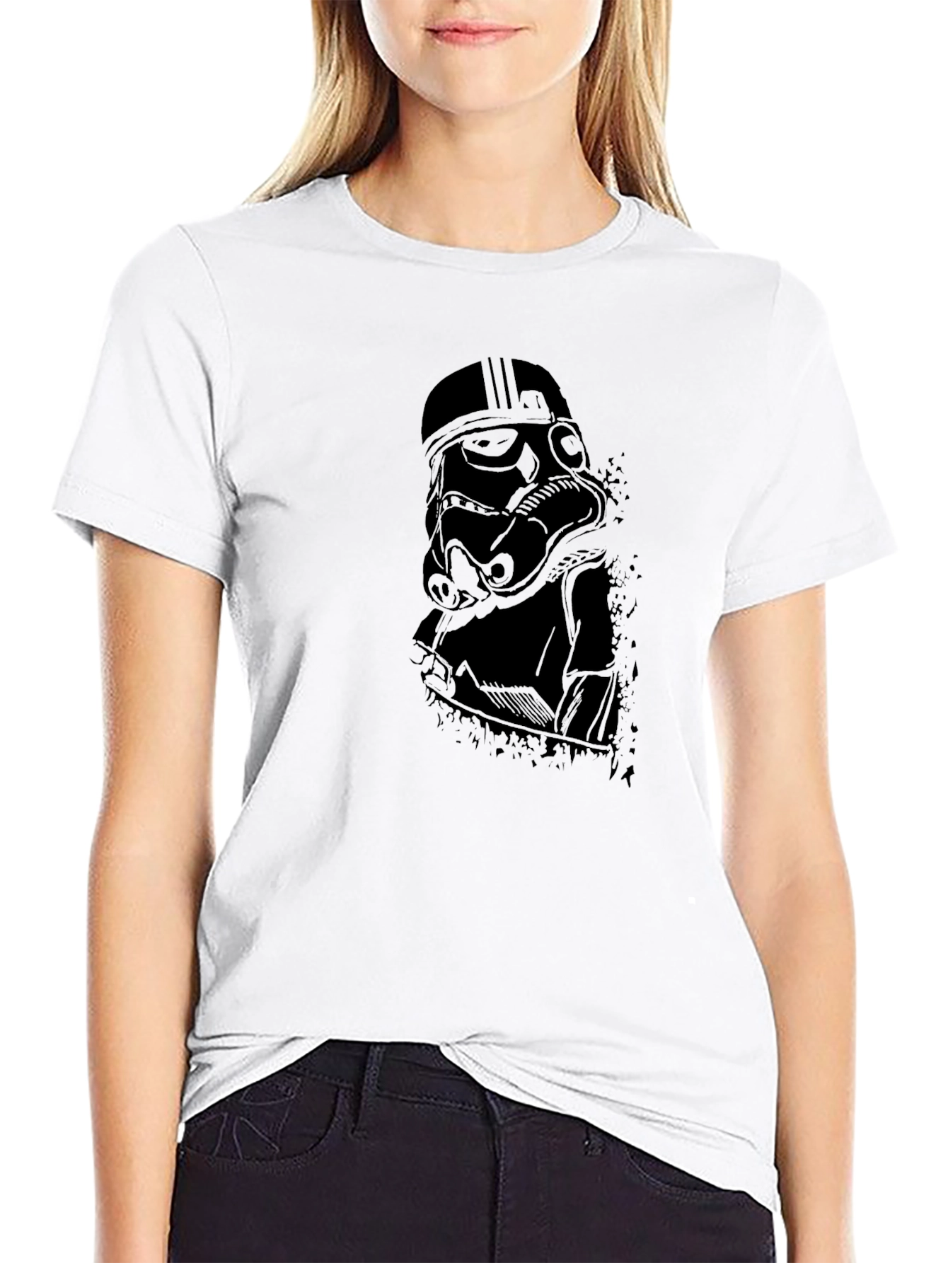 Stormtrooper Graphic Black T-Shirt