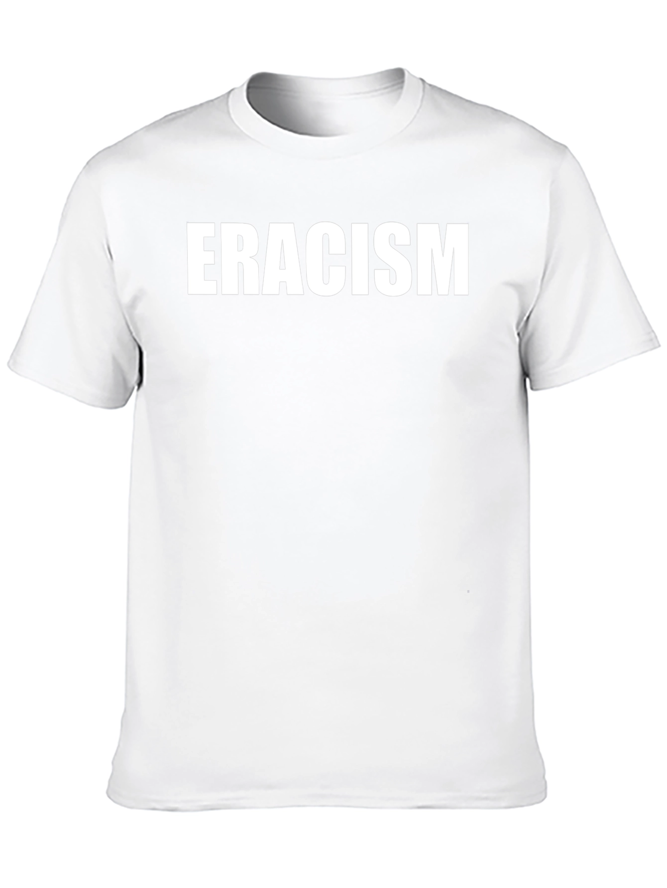 Erase Racism Tee - Unisex Cotton Activism Shirt