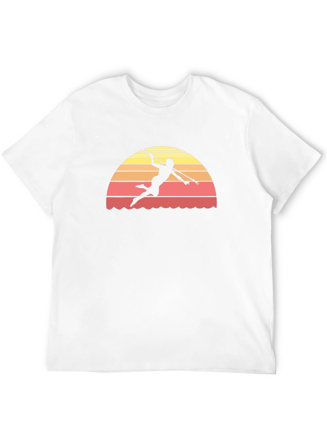 Spearfishing Sunset Graphic Tee - Black