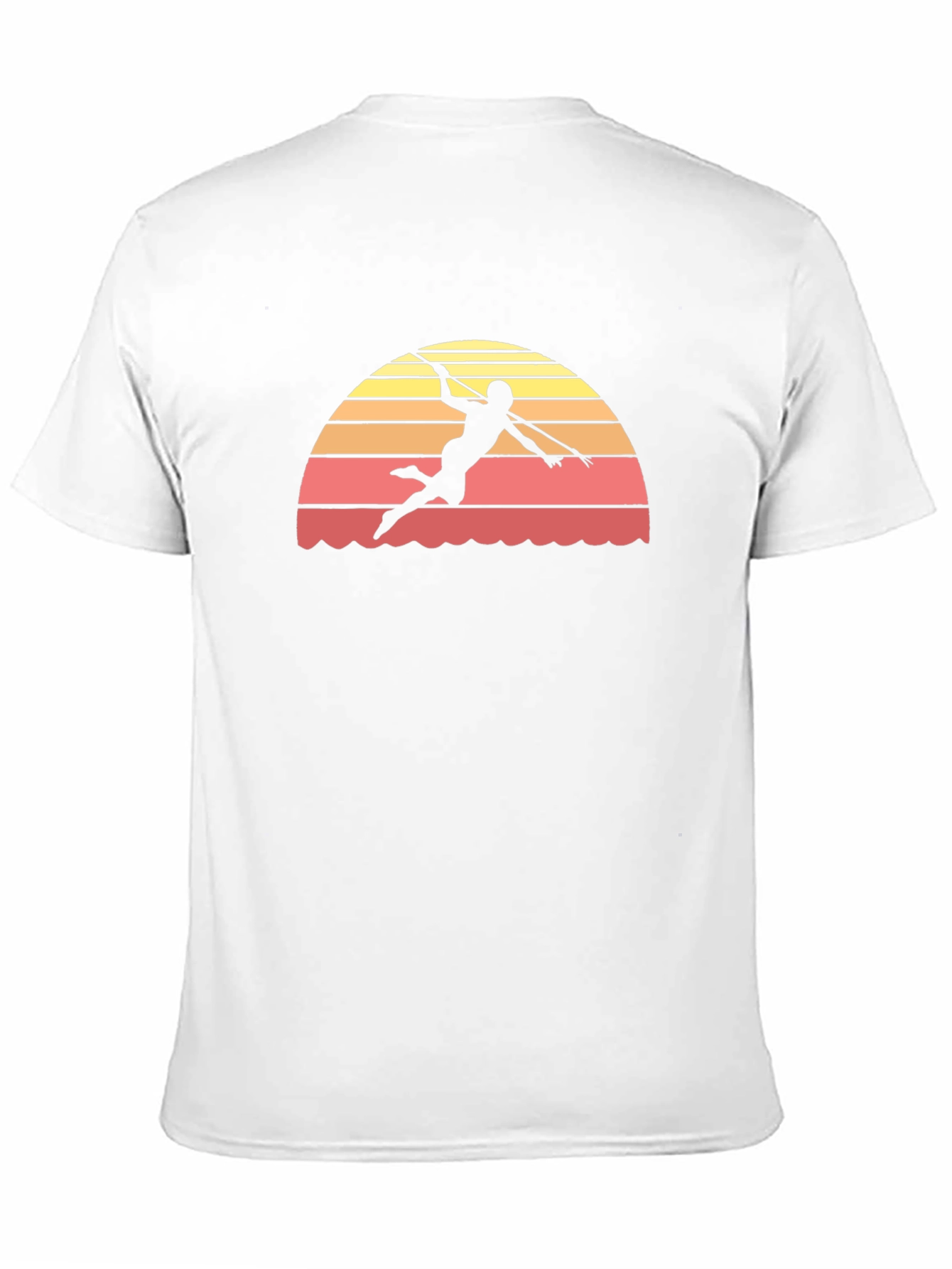 Spearfishing Sunset Graphic Tee - Black
