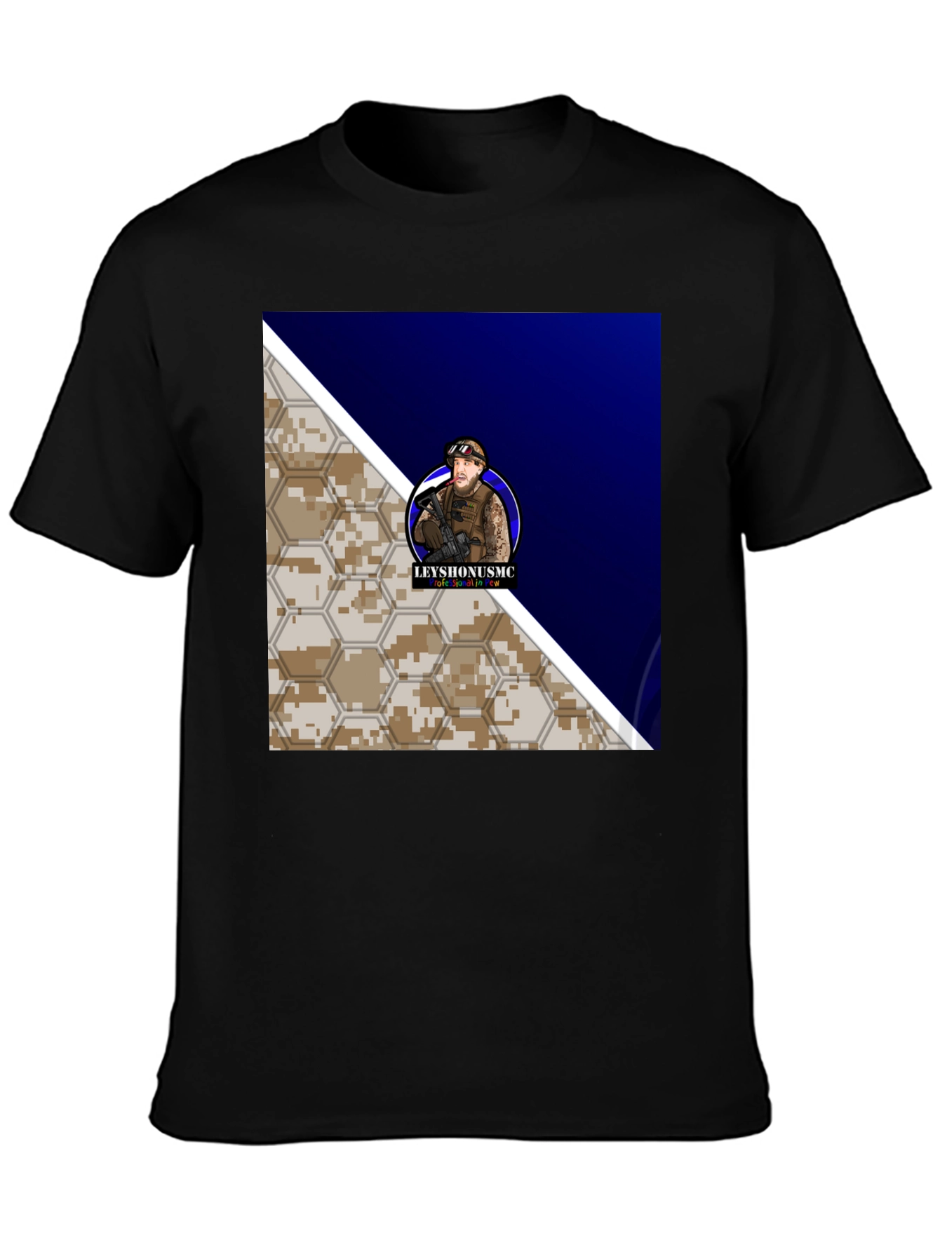 LEYYSHONUSMC Graphic Tee - Tactical Style
