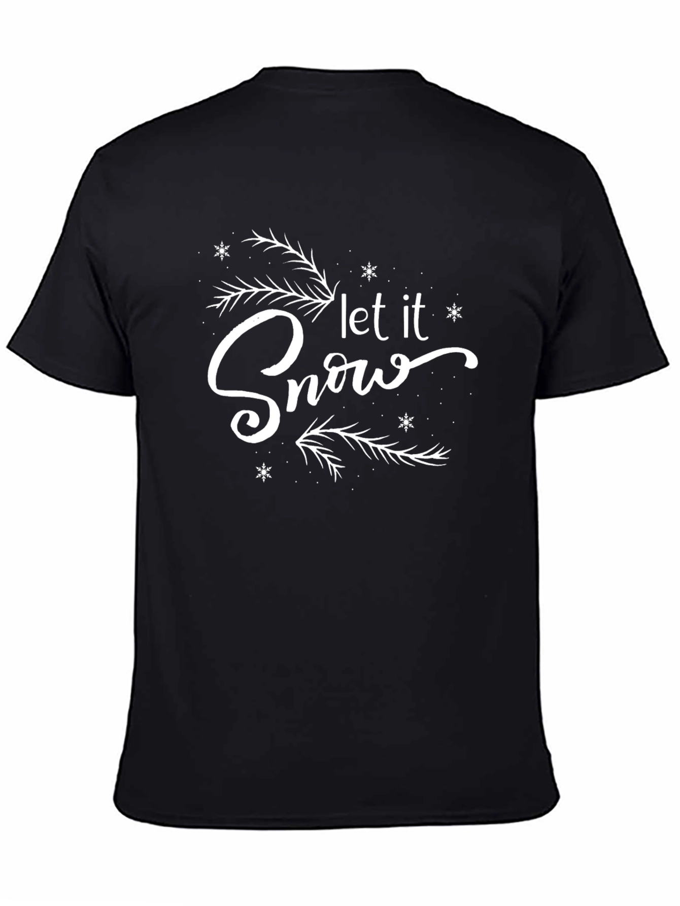 Let It Snow Graphic Tee Christmas T-Shirt
