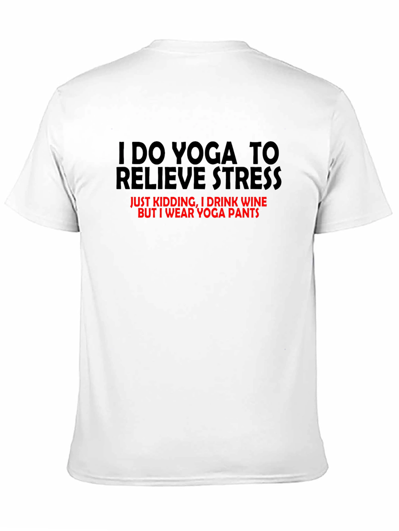Yoga & Wine Humor T-Shirt