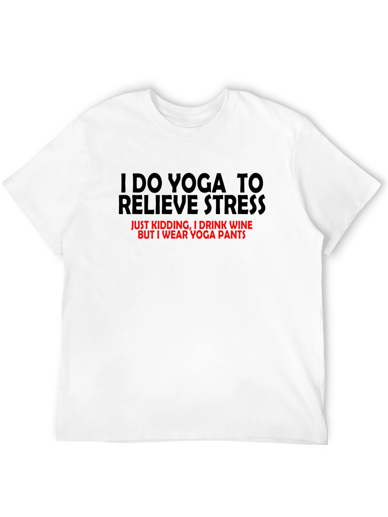 Yoga & Wine Humor T-Shirt