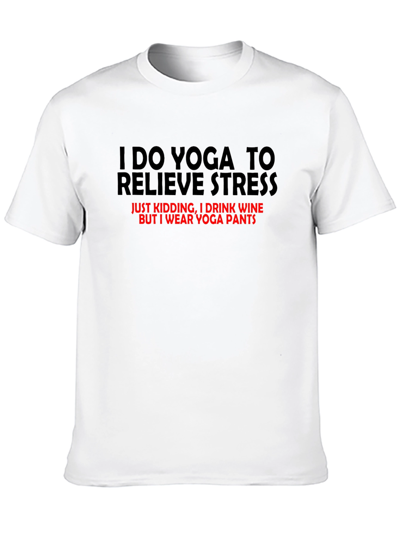 Yoga & Wine Humor T-Shirt