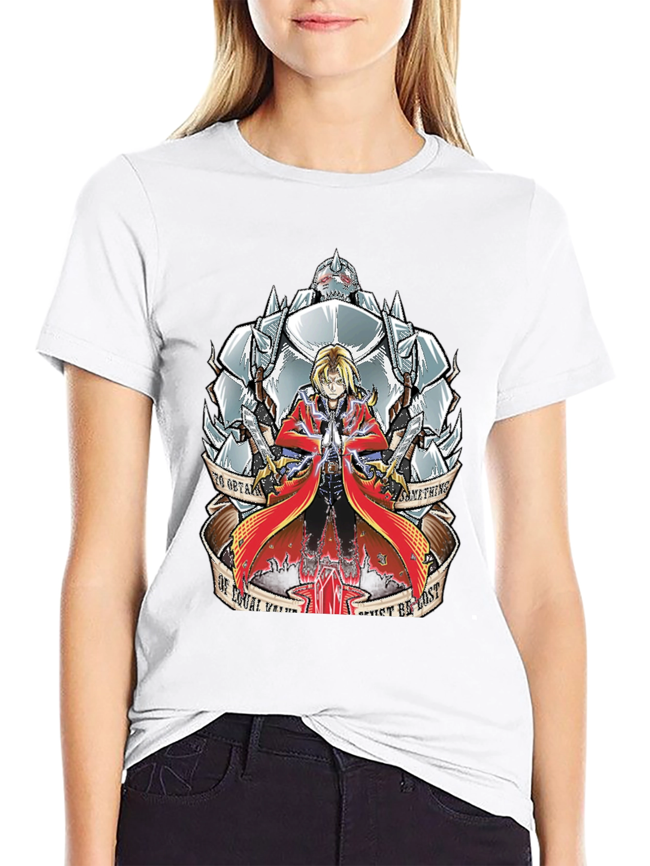 Anime Fullmetal Alchemist Graphic T-Shirt