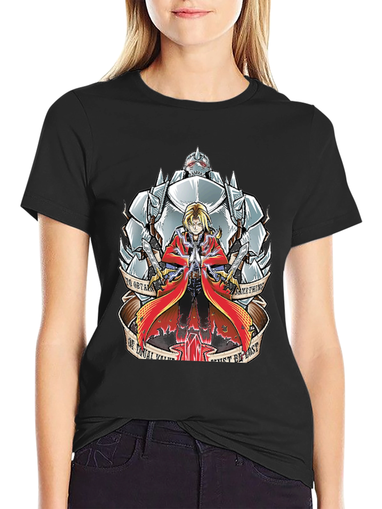Anime Fullmetal Alchemist Graphic T-Shirt