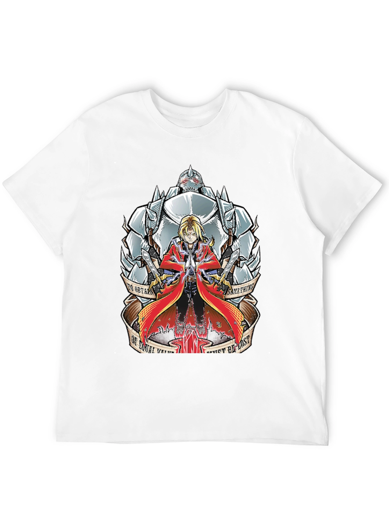 Anime Fullmetal Alchemist Graphic T-Shirt