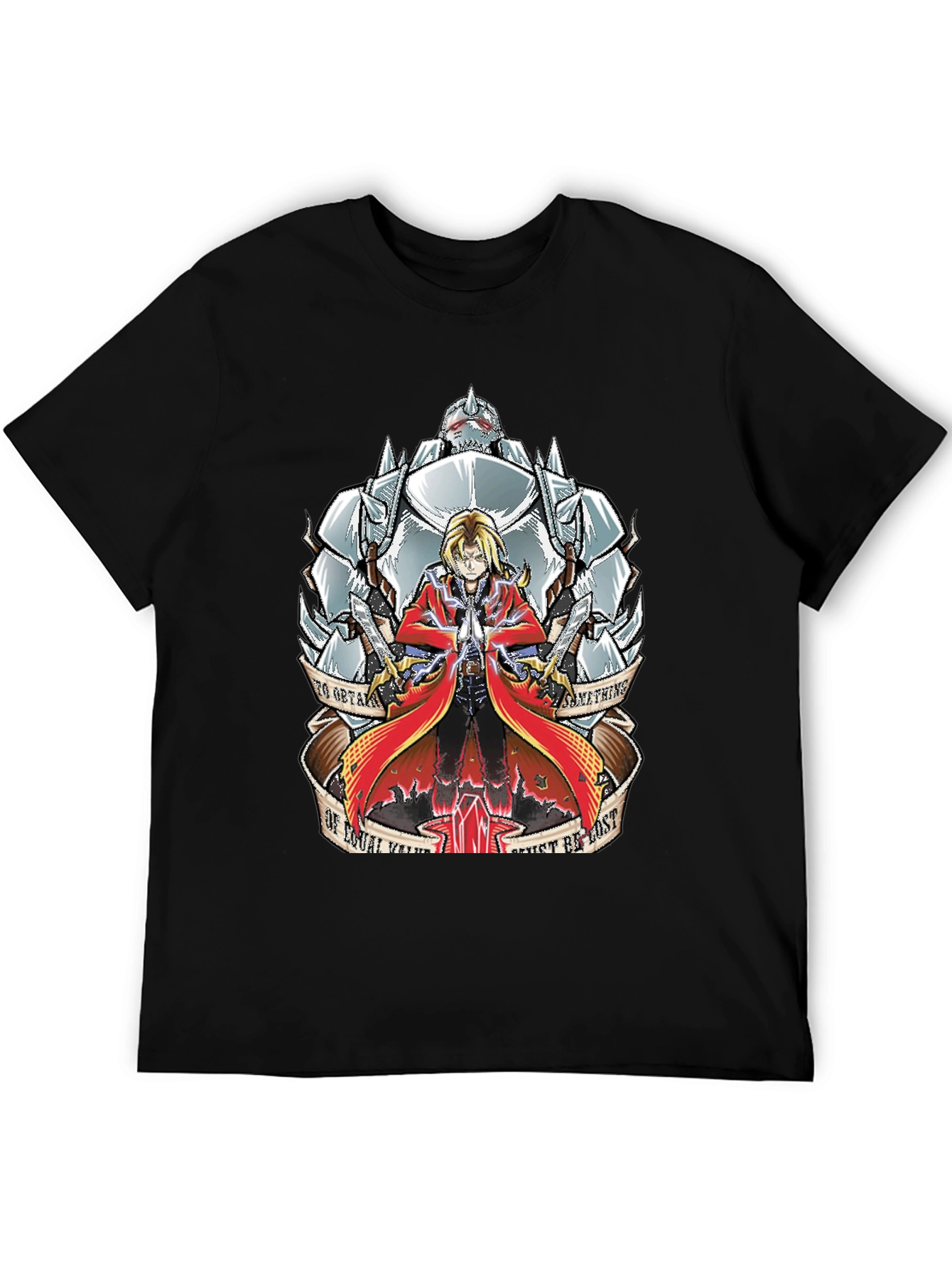 Anime Fullmetal Alchemist Graphic T-Shirt