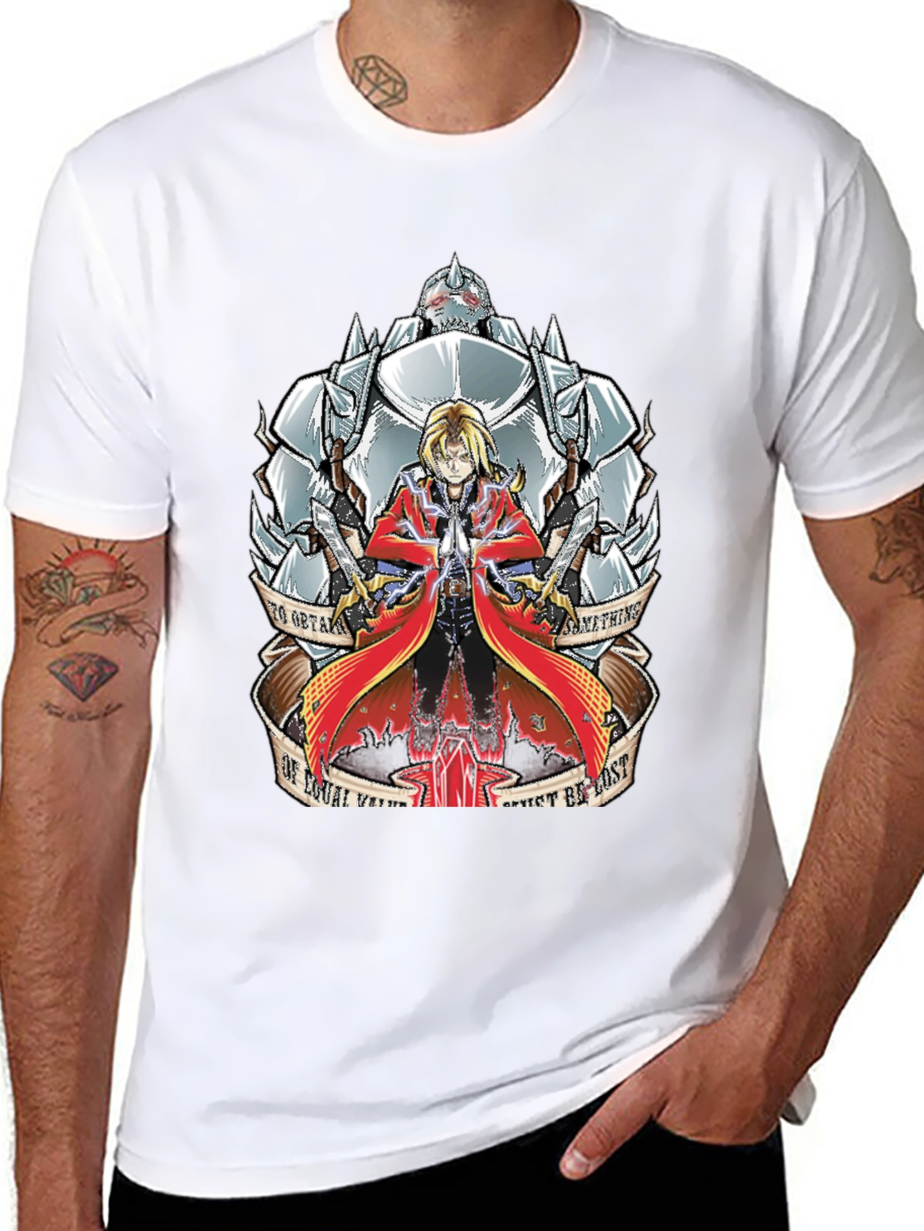 Anime Fullmetal Alchemist Graphic T-Shirt