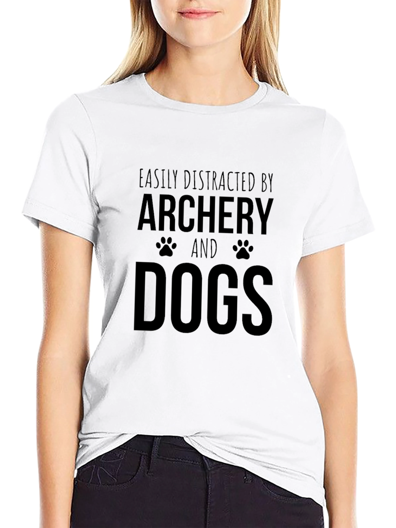 Archery & Dog Lovers Black T-Shirt