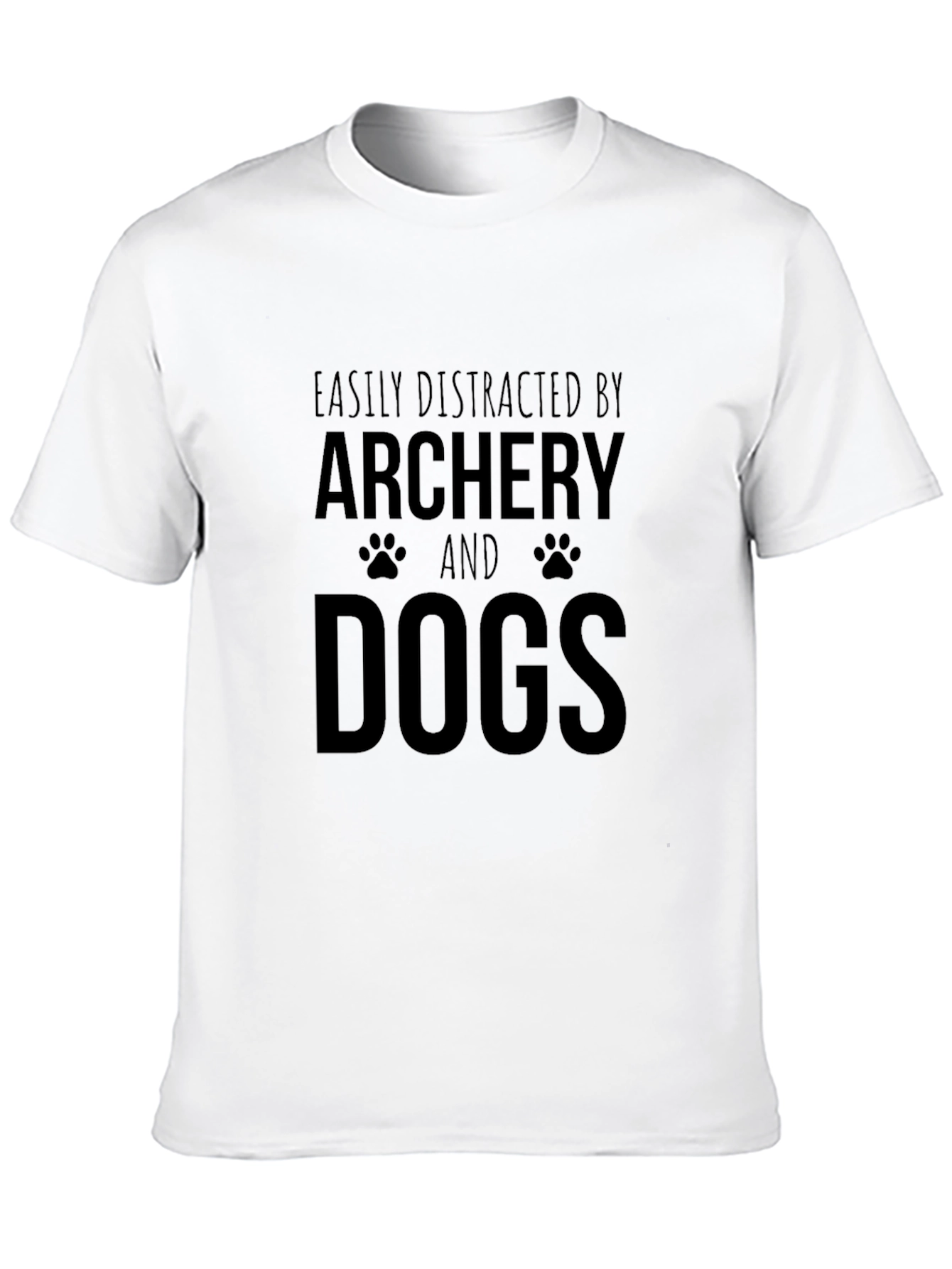 Archery & Dog Lovers Black T-Shirt