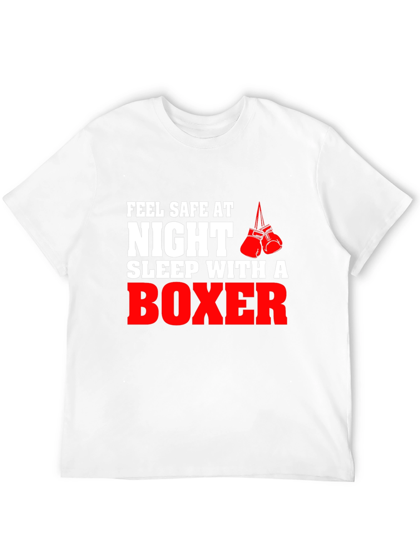 Feel Safe At Night Boxer Graphic Tee