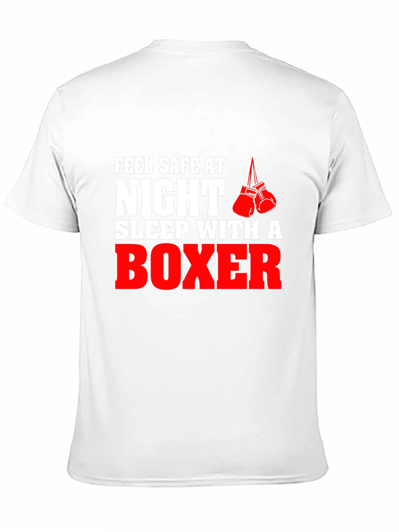 Feel Safe At Night Boxer Graphic Tee