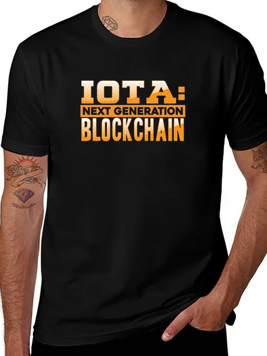 IOTA Next Generation Blockchain Black T-Shirt