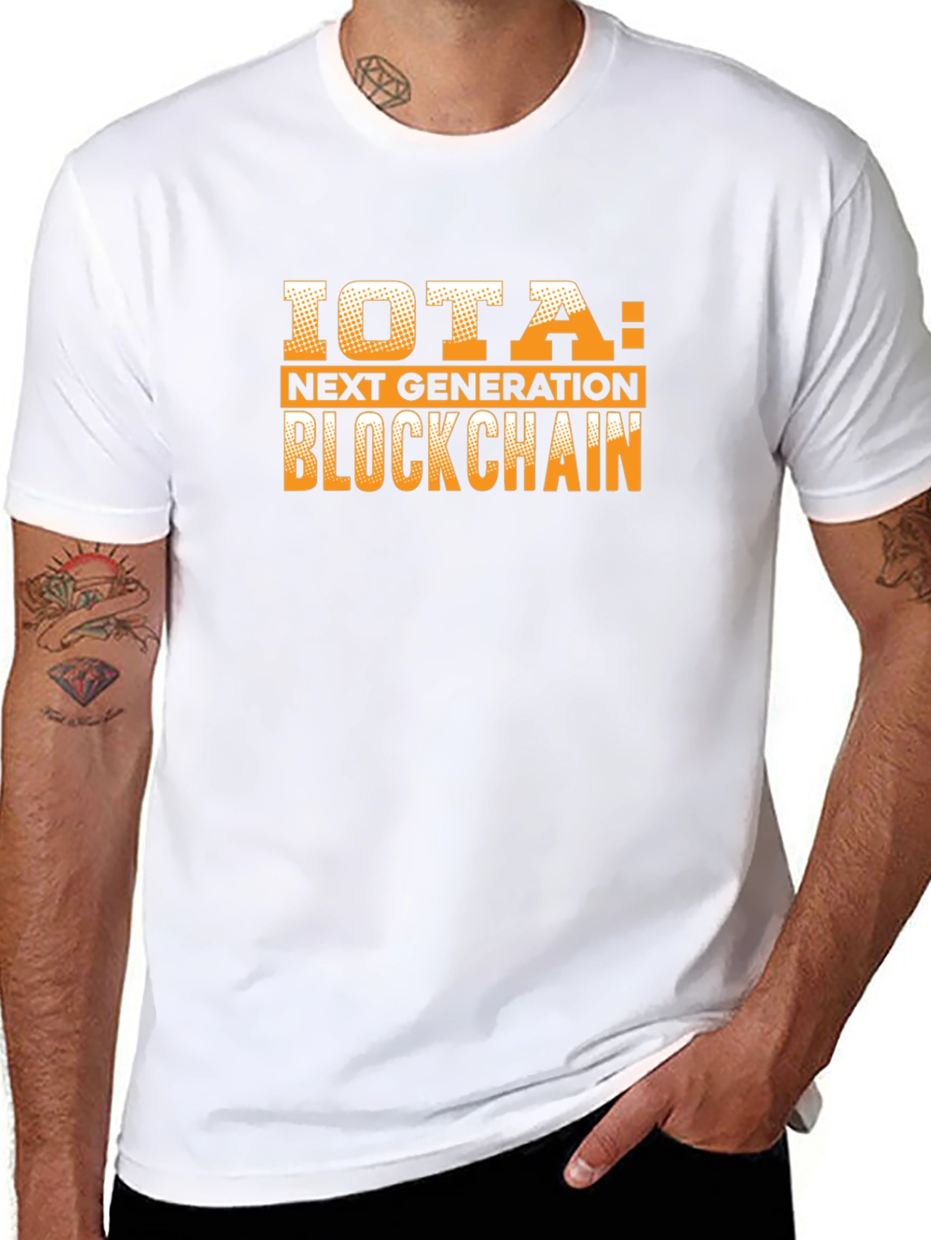 IOTA Next Generation Blockchain Black T-Shirt
