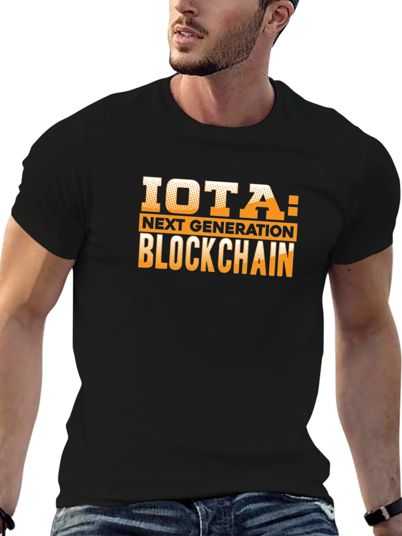 IOTA Next Generation Blockchain Black T-Shirt