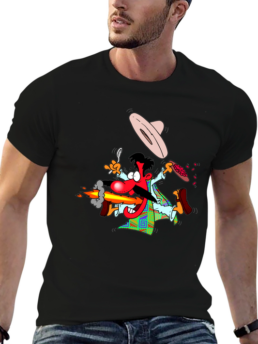Crazy Cartoon Chef T-Shirt