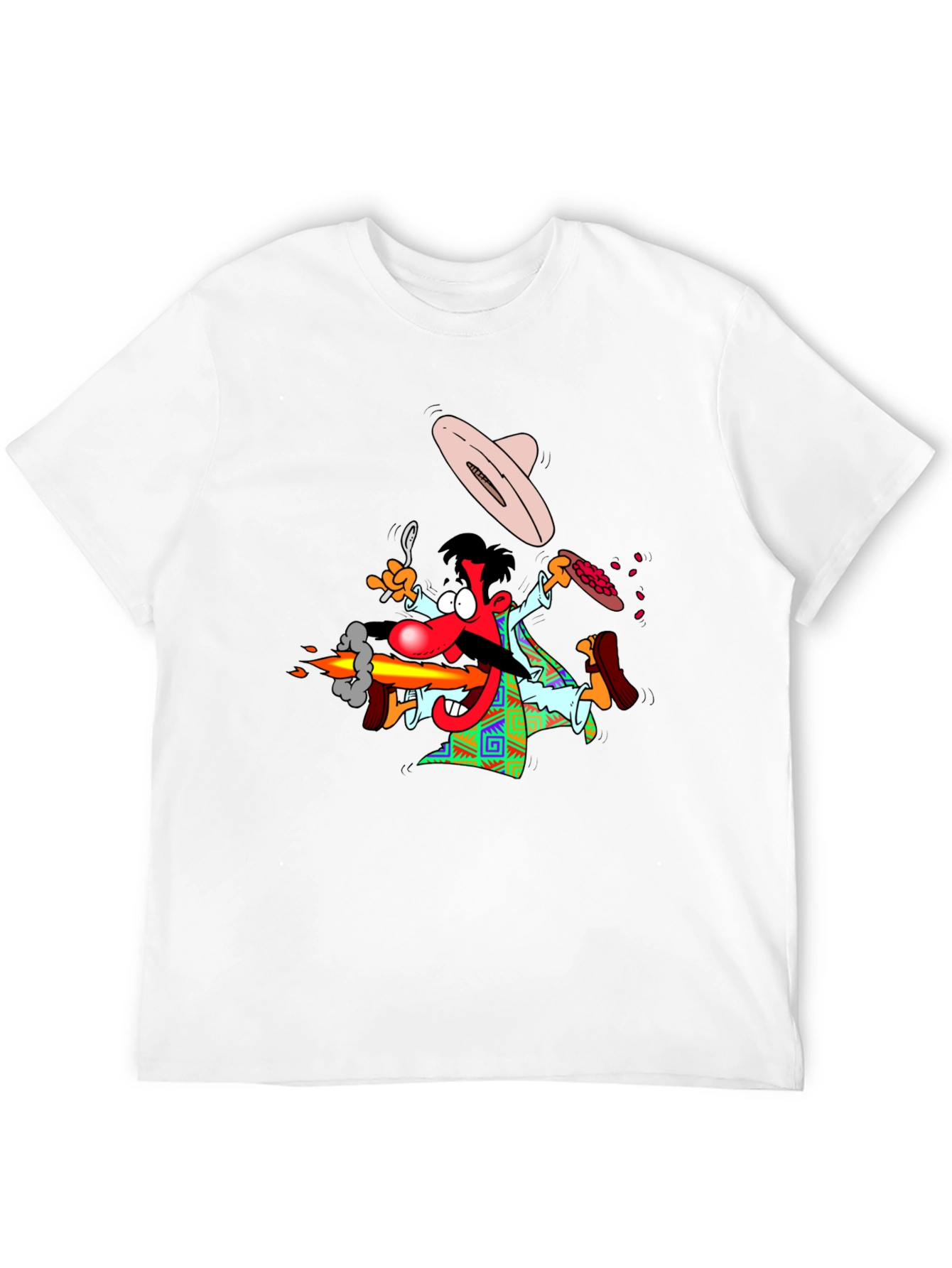 Crazy Cartoon Chef T-Shirt
